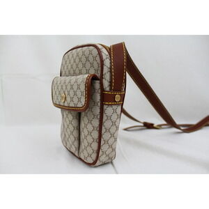 Celine Tan Bag Beige Macadam Retro Style Shoulder Modern Brown